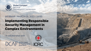 Implementing responsible security management in complex environments: A discussion with UNGC member companies and expert practitioners
