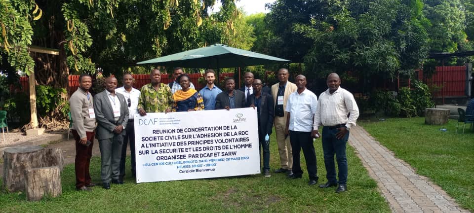 Photo: Civil society consultation on DRC VPI membership, 2022. Photo by DCAF.