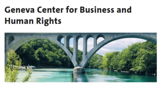 New Partnership Announced - Geneva Center for Business and Human Rights