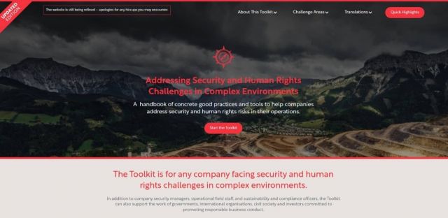 New Videos on How to Use the Security & Human Rights Toolkit