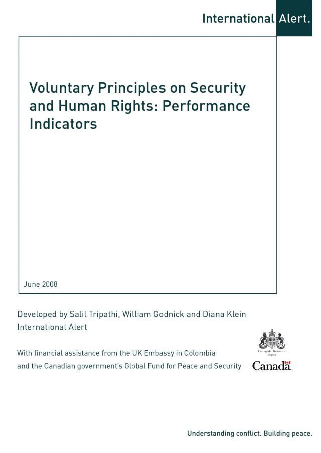 Voluntary Principles on Security and Human Rights: Performance Indicators