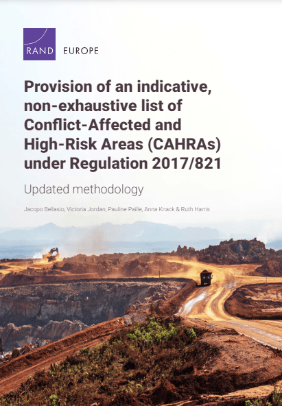 Provision of an indicative, non-exhaustive list of Conflict-Affected and High-Risk Areas (CAHRAs) under Regulation 2017/821