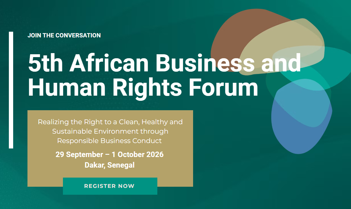 Upcoming event – Session on Conflict Prevention at the Africa Forum on Business and Human Rights 