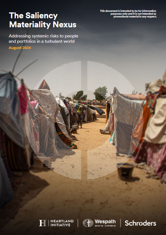 The Saliency Materiality Nexus: Addressing systemic risks to people and portfolios in a turbulent world