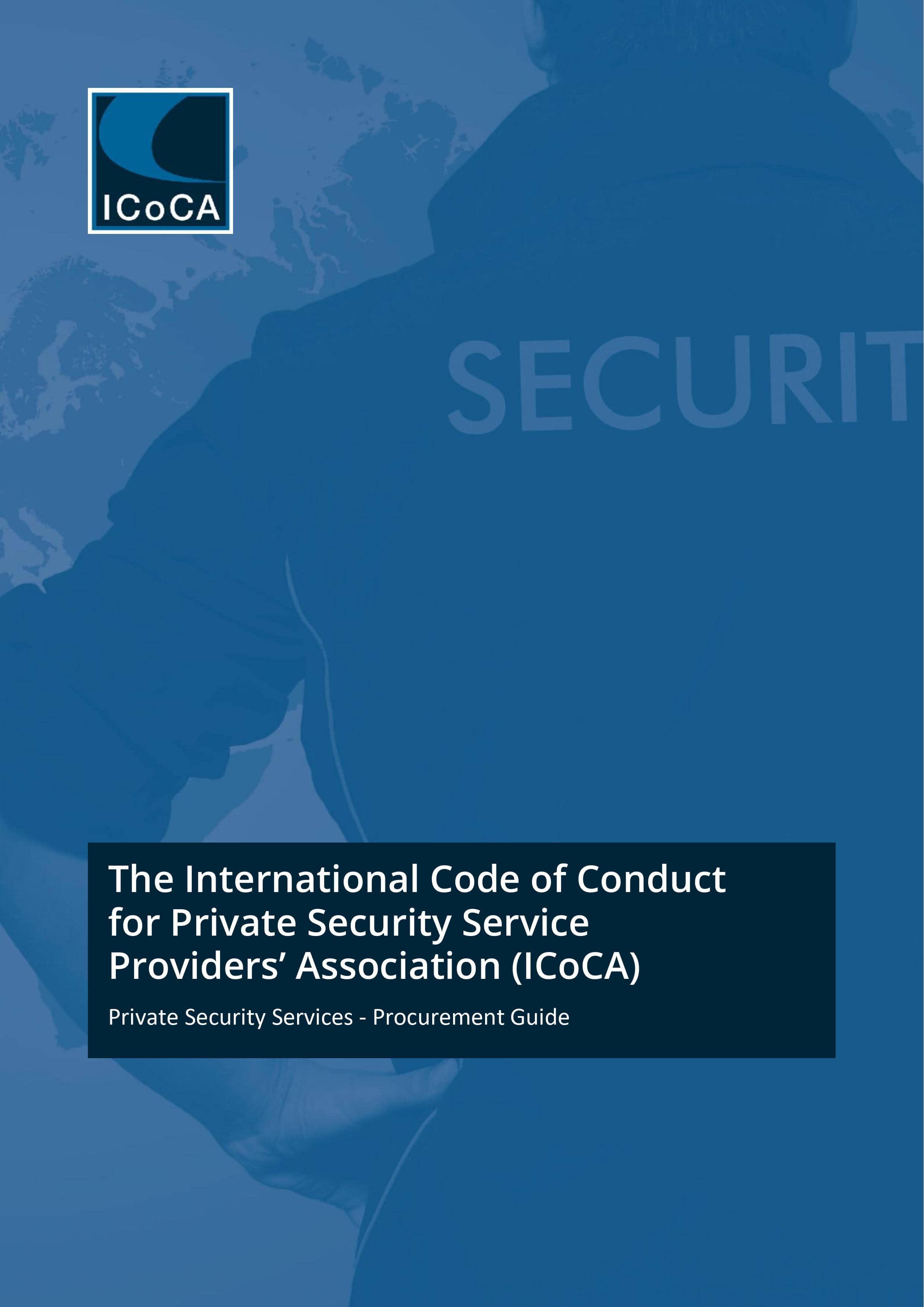 ICoCA Procurement Guide for Contracting Responsible Private Security Providers