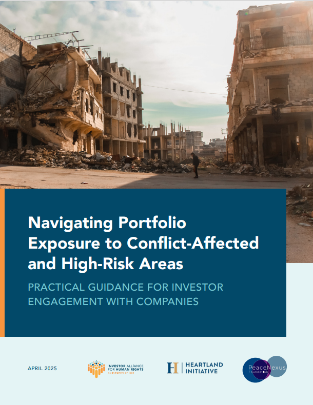 Navigating Portfolio Exposure to Conflict-Affected and High-Risk Areas: Practical Guidance for Investor Engagement with Companies
